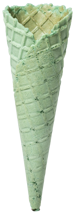 Vihreä Päärynänmakuinen vohveli, 48 x 155 mm, 140 kpl