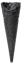 Musta vohveli, 48 x 155 mm, 140 kpl